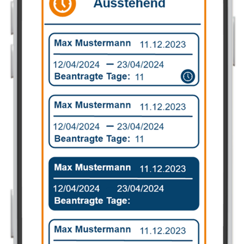 Weitere Bilder von Administration: Urlaubsanträge - Info