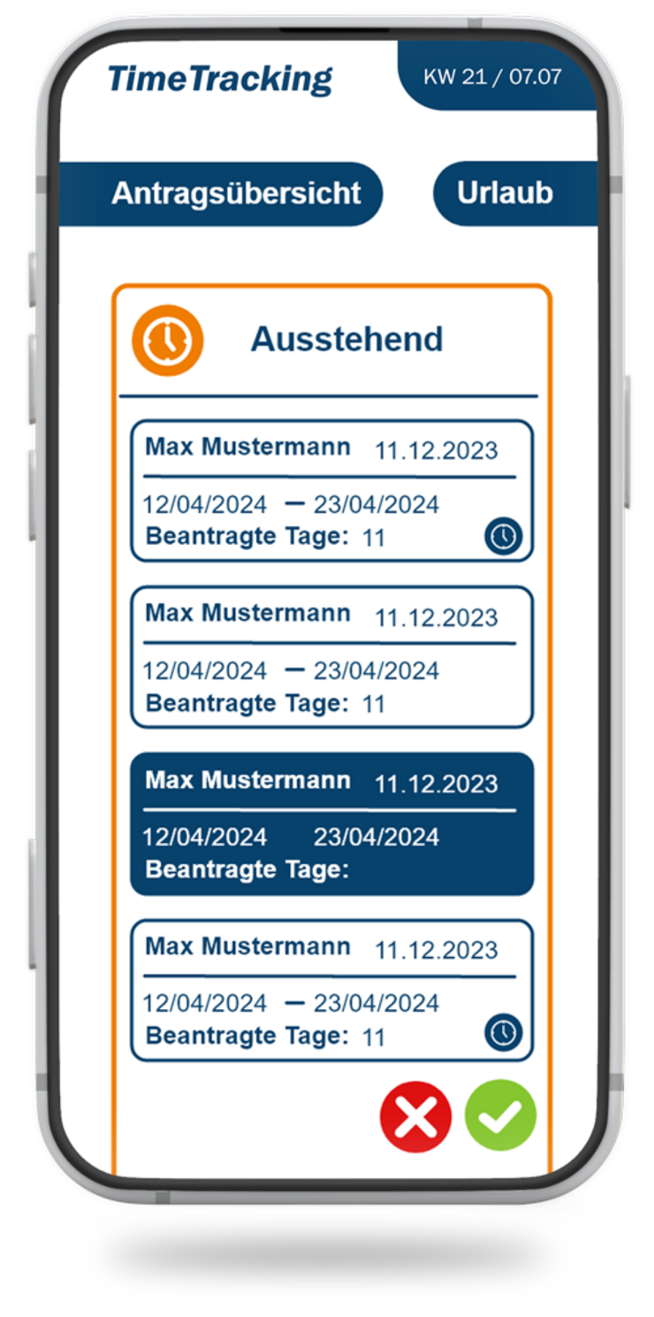 Weitere Bilder von Administration: Urlaubsanträge - Info