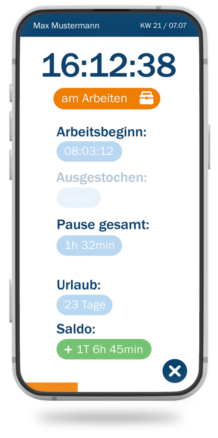 Weitere Bilder von Arbeitszeiten immer im Blick - Info